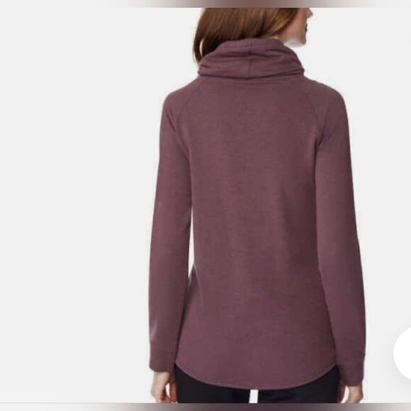 32 DEGREES M Soft Fabric Funnel Neck Lngslvs Heater Purple Women’s Pullover - Picture 3 of 9